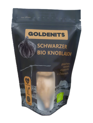 Goldenits' Schwarzer Bio Knoblauch blackgarlic.at