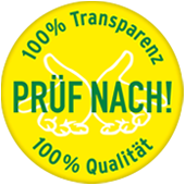 Prüf nach! Logo